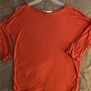 Old Navy 3/4 Sleeve Cold Shoulder Top Size S